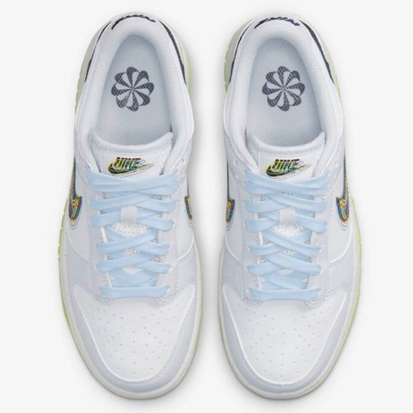 🧃[BRAND NEW] NIKE DUNK LOW 3D SWOOSH GREY GRADE SCHOOL SHOES SIZE 6 SNEAKERS 🧃 - Picture 3 of 13